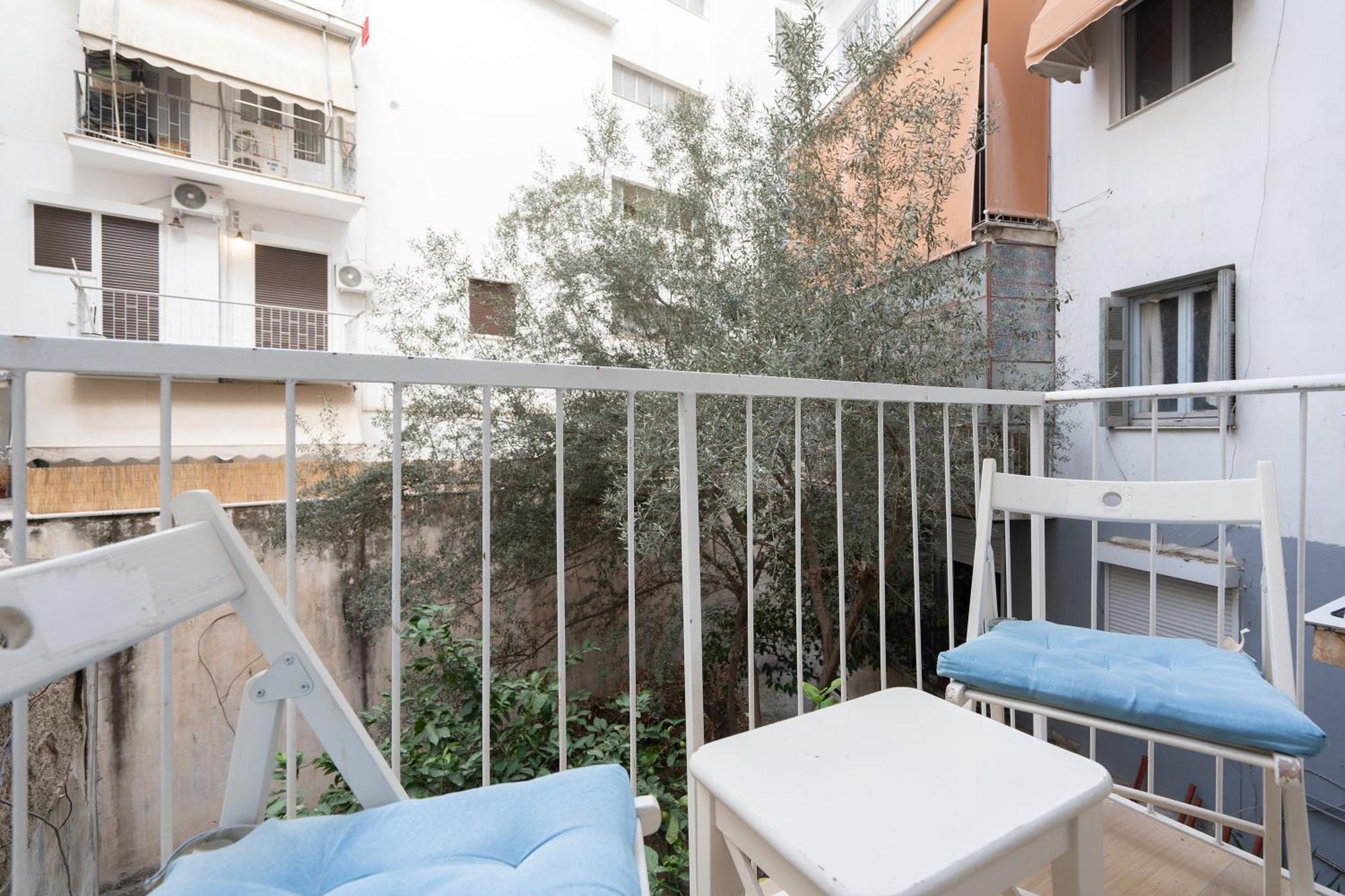 Vibrant & Cozy Apt In Atene Esterno foto