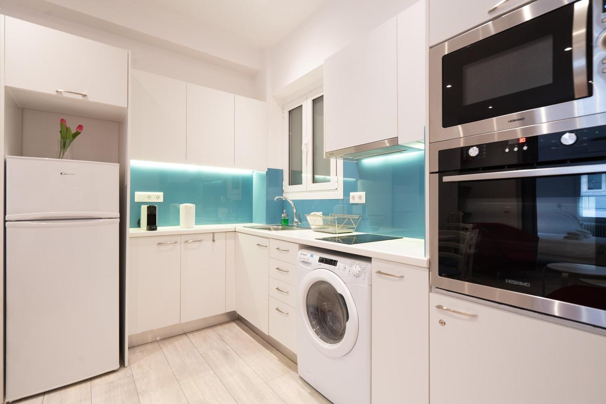 Vibrant & Cozy Apt In Atene Esterno foto