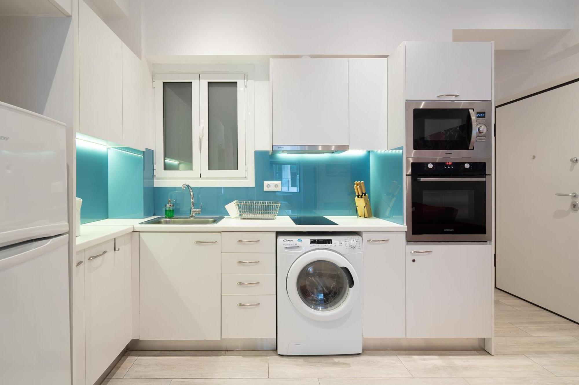 Vibrant & Cozy Apt In Atene Esterno foto